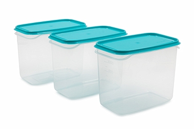 Набор контейнеров для заморозки Frost 3/1.0 л, бірюза